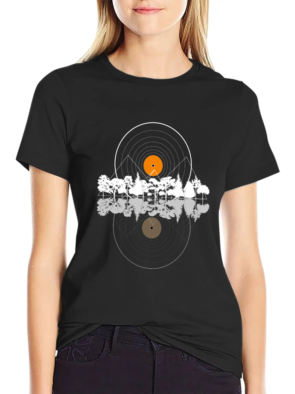 Music And Nature, Cool Combination, Cool Design Stylish Everyday T-Shirt – Unisex Basic Cotton Tee