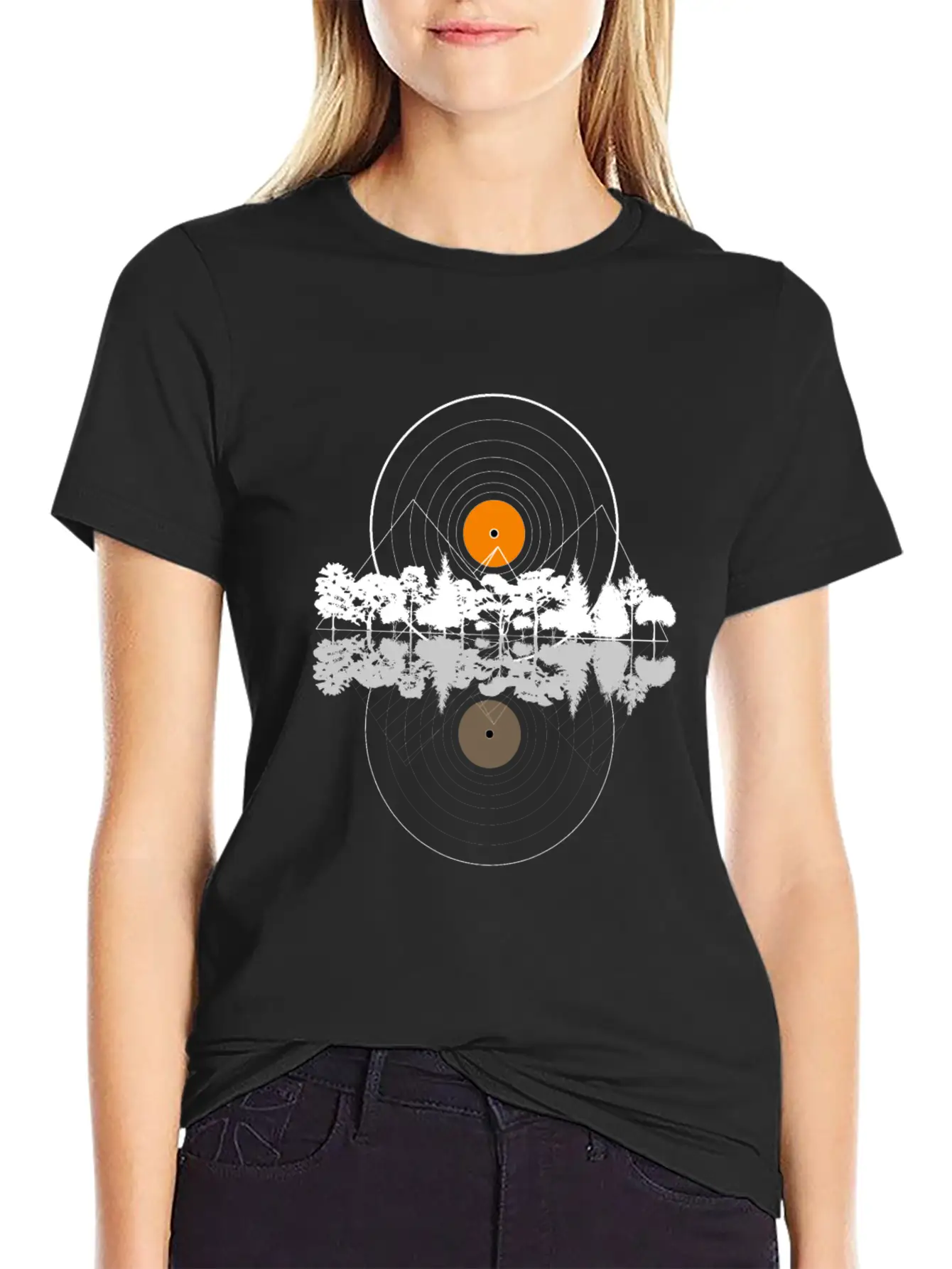 Music And Nature, Cool Combination, Cool Design Stylish Everyday T-Shirt – Unisex Basic Cotton Tee
