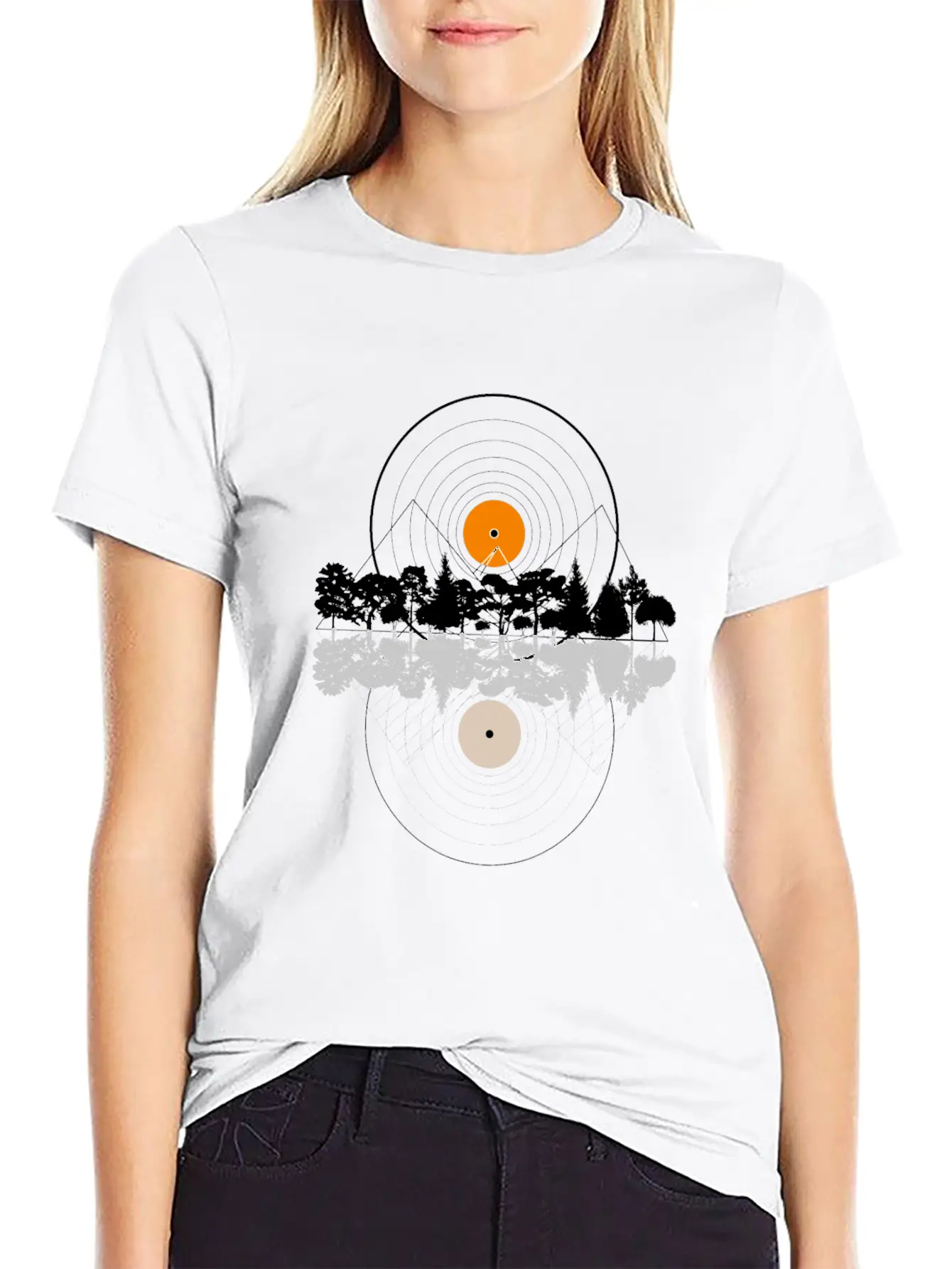 Music And Nature, Cool Combination, Cool Design Stylish Everyday T-Shirt – Unisex Basic Cotton Tee