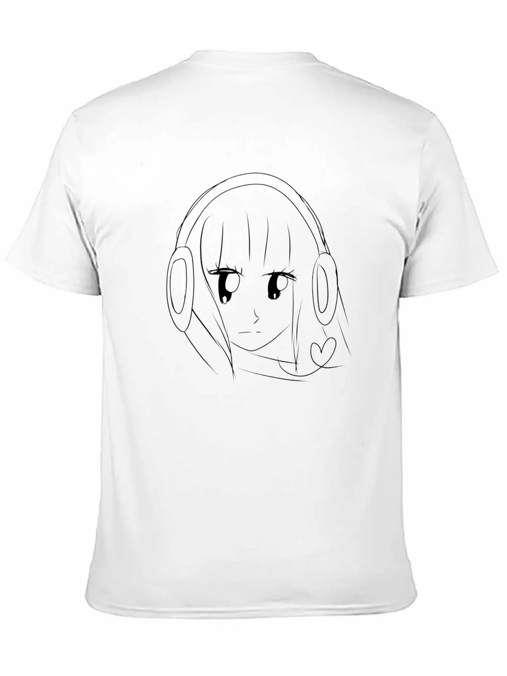 Music Anime Headphones Breathable Graphic T-Shirt – Perfect For Casual Days