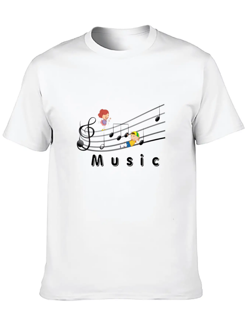 Music Breathable Soft Cotton T-Shirt – Timeless Casual Look