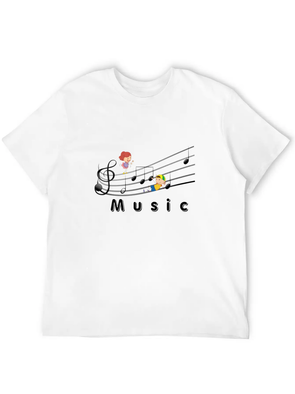 Music Breathable Soft Cotton T-Shirt – Timeless Casual Look