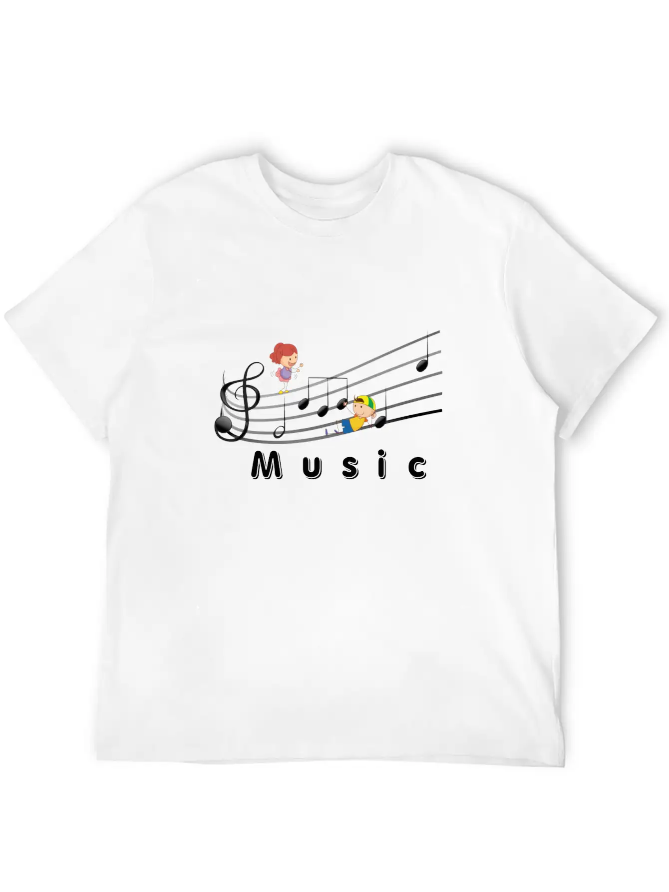 Music Breathable Soft Cotton T-Shirt – Timeless Casual Look