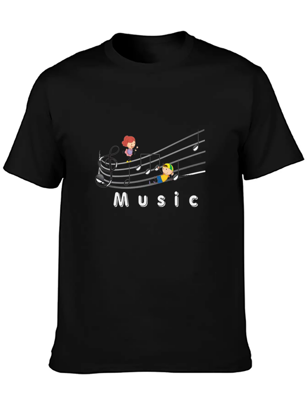 Music Breathable Soft Cotton T-Shirt – Timeless Casual Look
