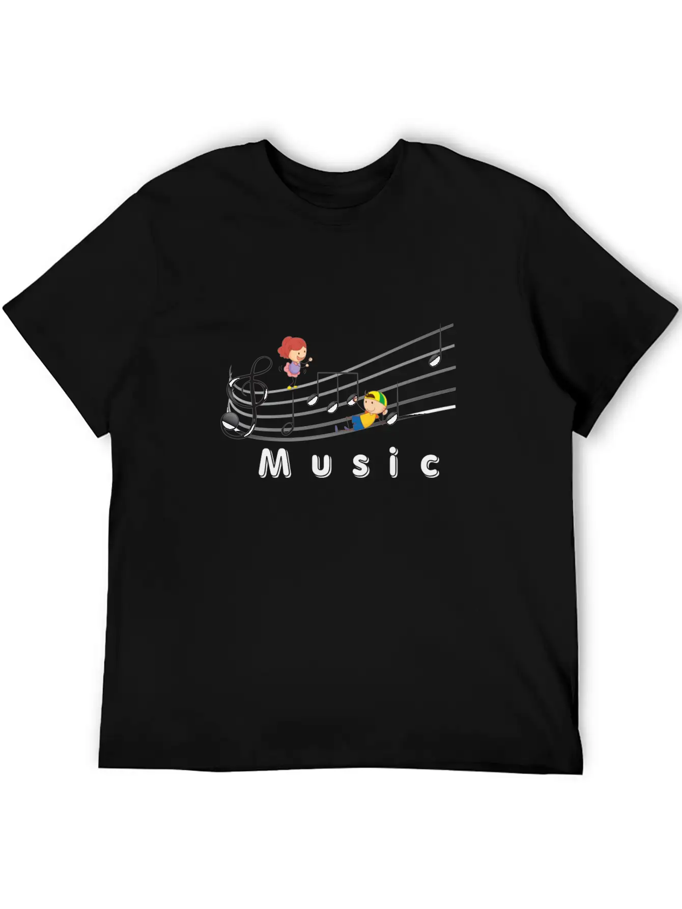 Music Breathable Soft Cotton T-Shirt – Timeless Casual Look