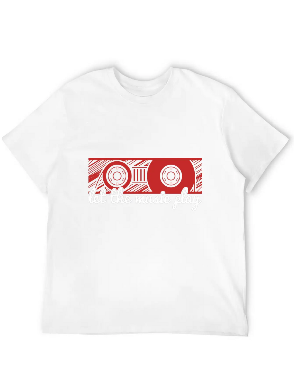 Music Cassette Essential Cotton Tee For Daily Outfits – Unisex Style