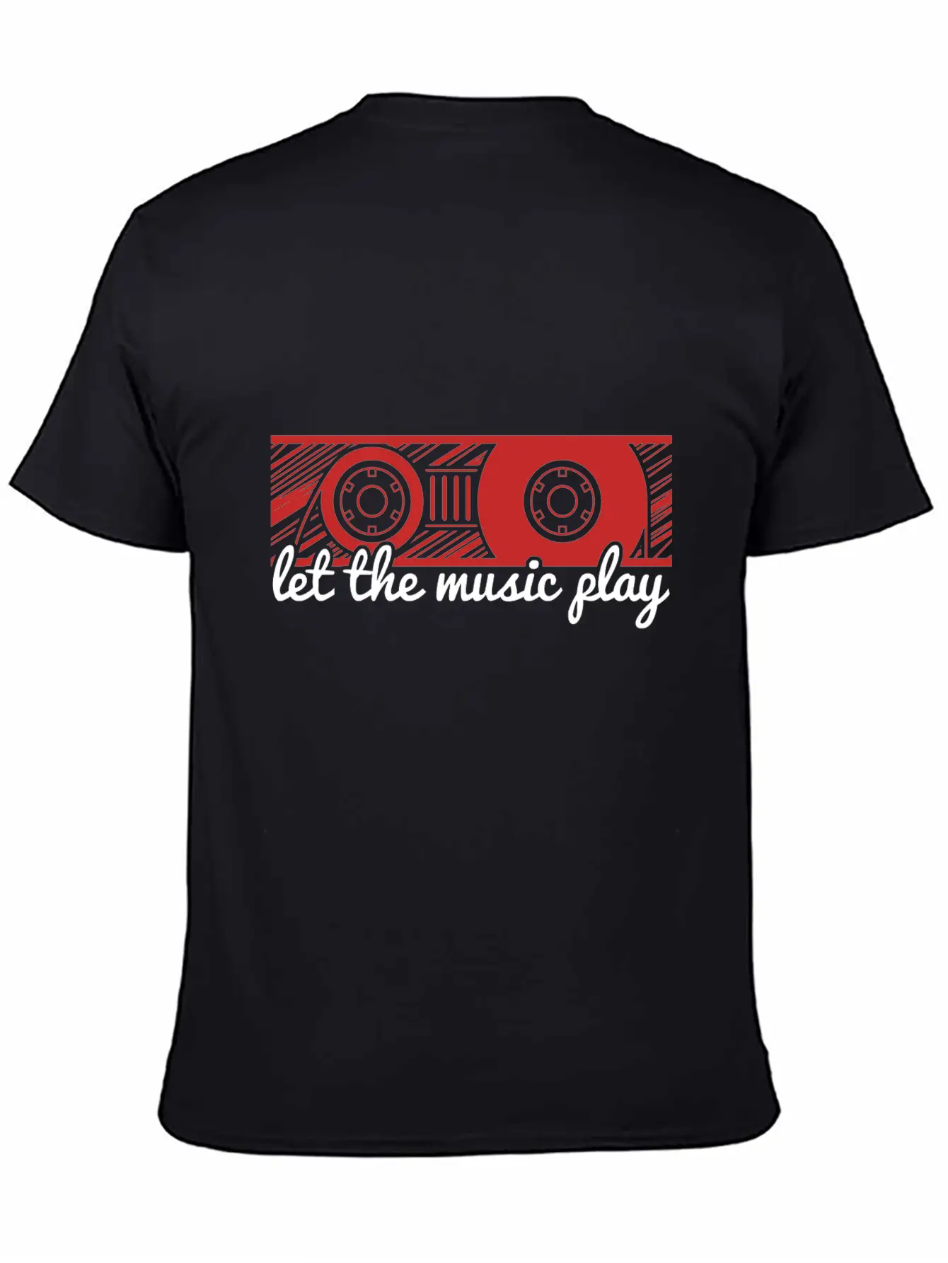 Music Cassette Essential Cotton Tee For Daily Outfits – Unisex Style