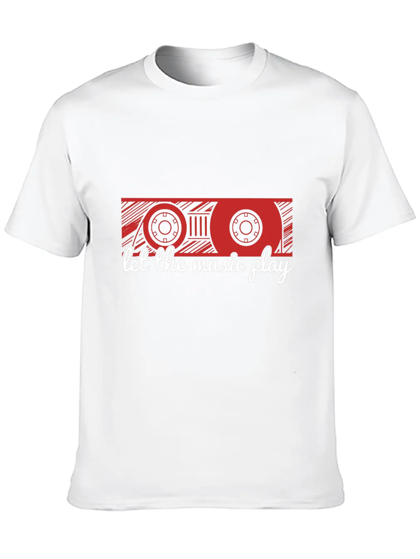 Music Cassette Essential Cotton Tee For Daily Outfits – Unisex Style