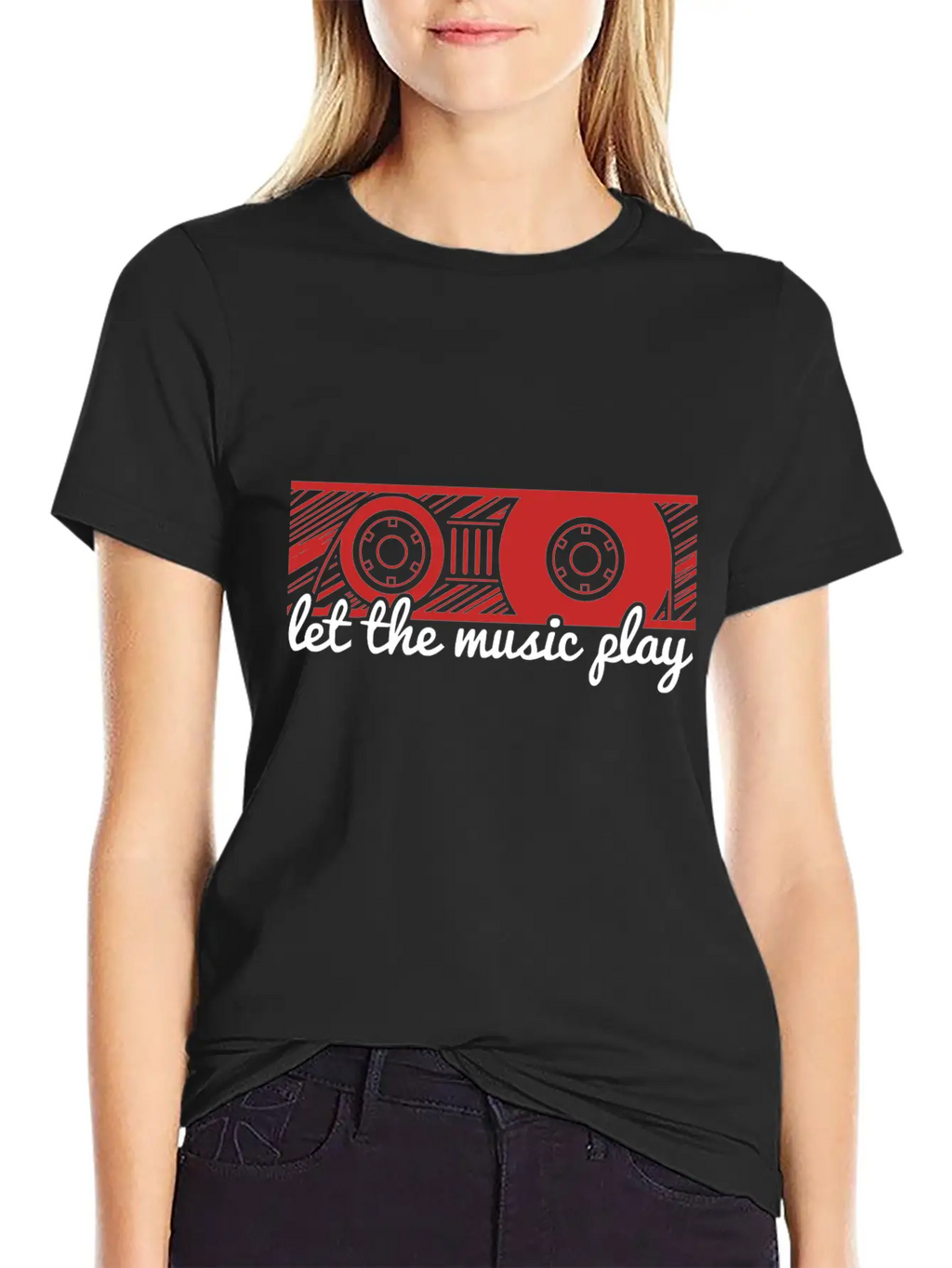 Music Cassette Essential Cotton Tee For Daily Outfits – Unisex Style