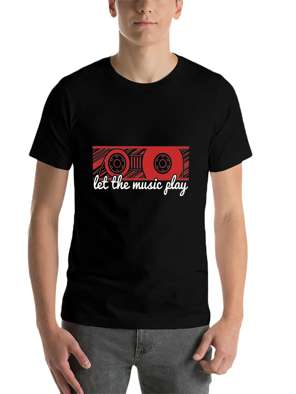 Music Cassette Essential Cotton Tee For Daily Outfits – Unisex Style
