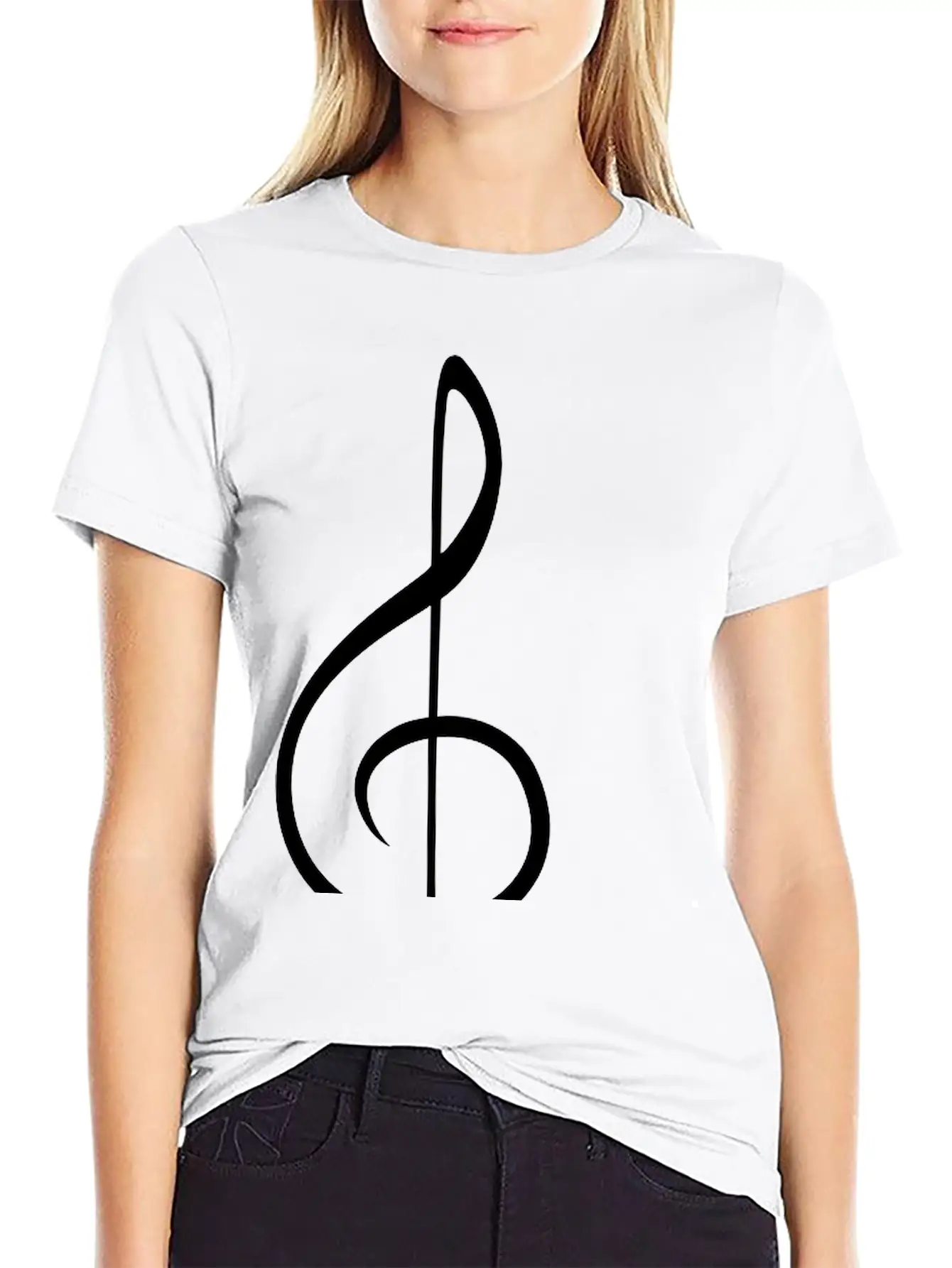 Music Clef Note Violin Treble Sound Pulse ECG Classic Cotton Tee – Unisex Comfort For Any Season