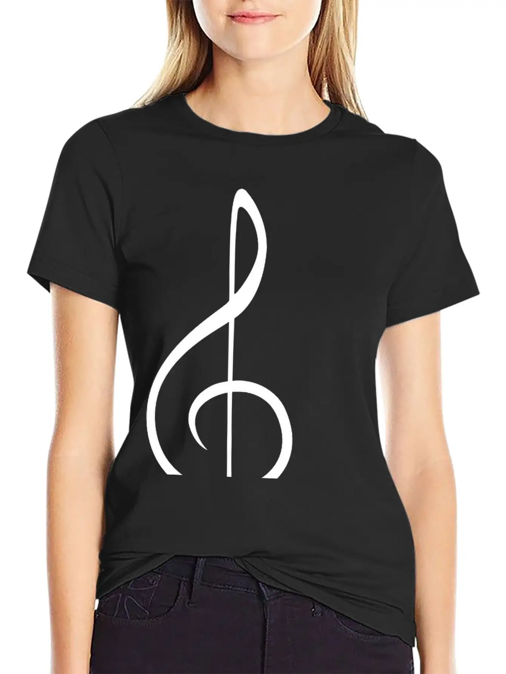 Music Clef Note Violin Treble Sound Pulse ECG Classic Cotton Tee – Unisex Comfort For Any Season