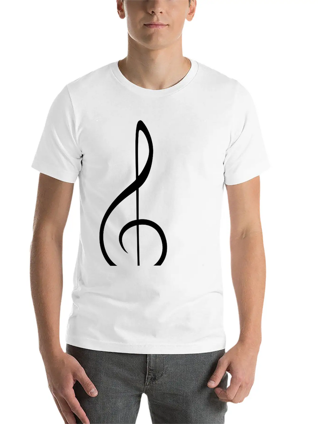 Music Clef Note Violin Treble Sound Pulse ECG Classic Cotton Tee – Unisex Comfort For Any Season