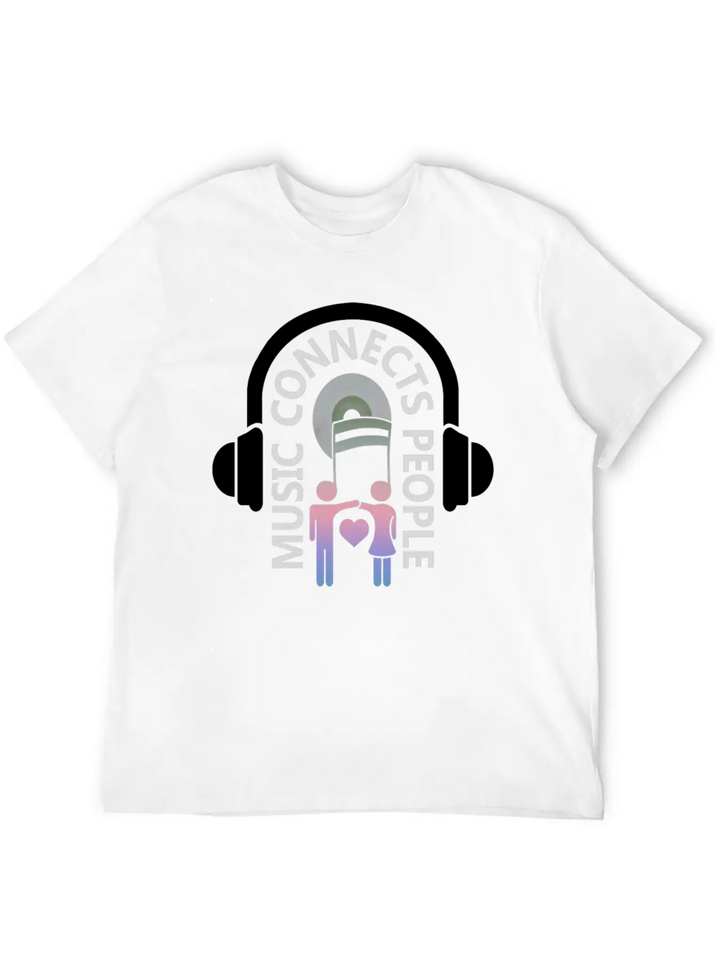 Music Connects People Stylish Everyday T-Shirt – Unisex Basic Cotton Tee