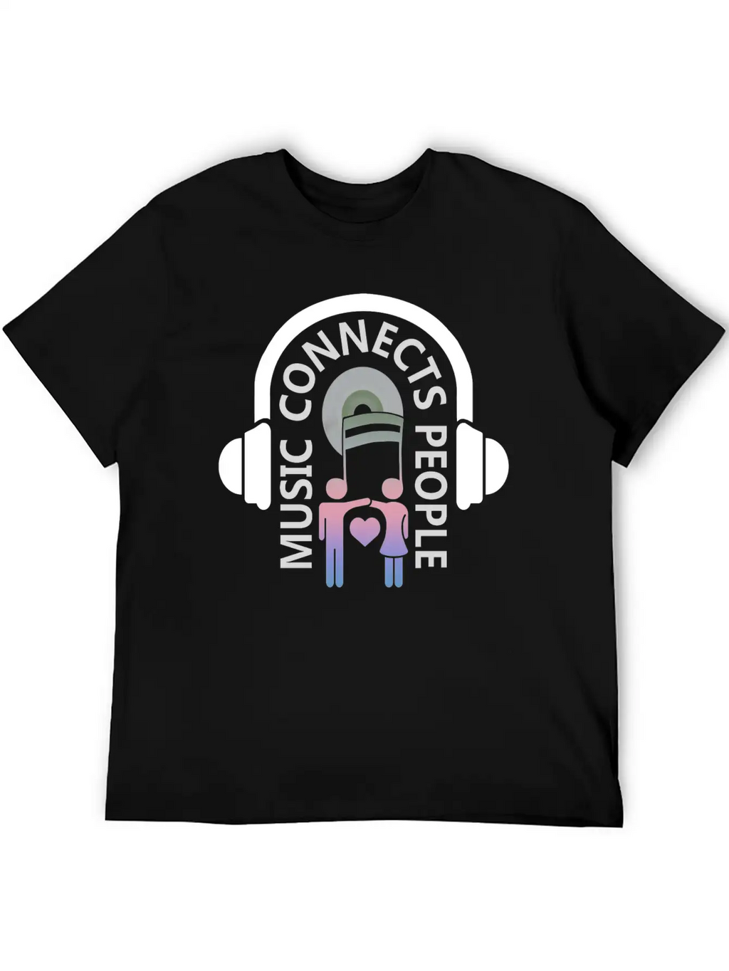 Music Connects People Stylish Everyday T-Shirt – Unisex Basic Cotton Tee