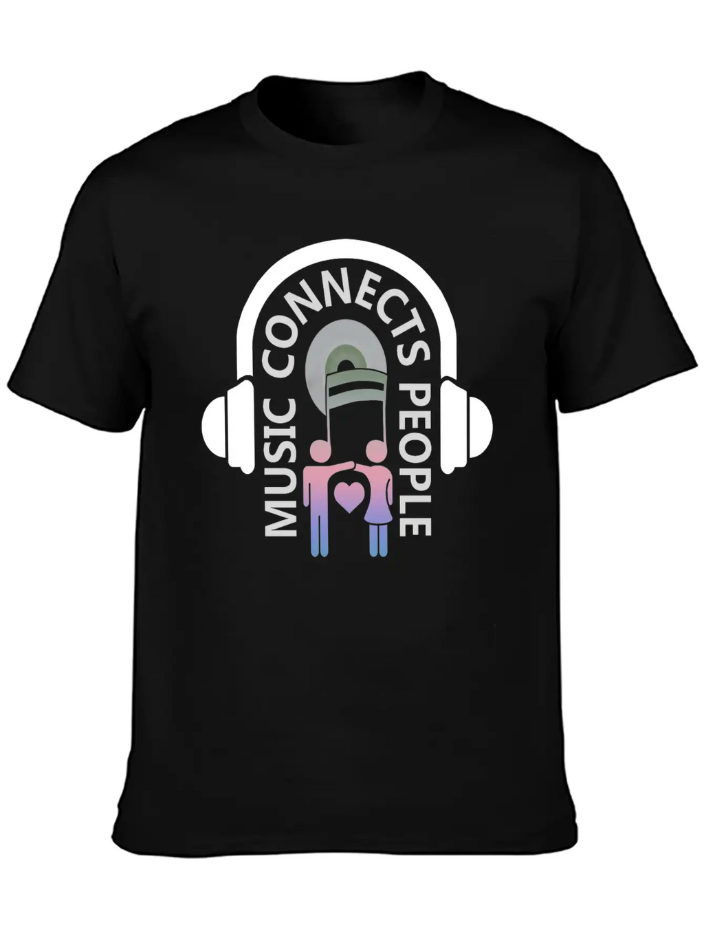 Music Connects People Stylish Everyday T-Shirt – Unisex Basic Cotton Tee