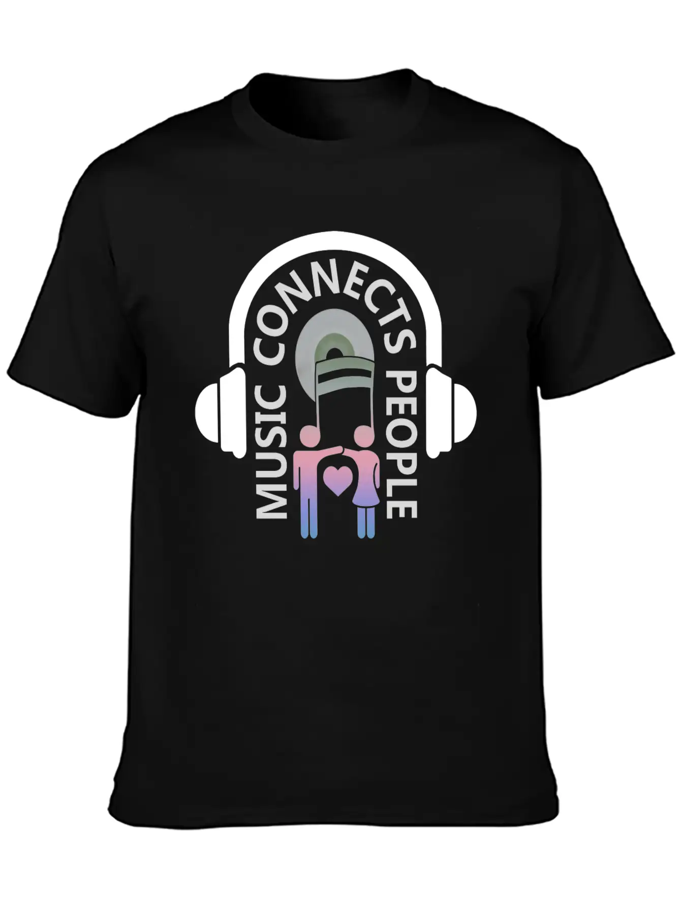 Music Connects People Stylish Everyday T-Shirt – Unisex Basic Cotton Tee