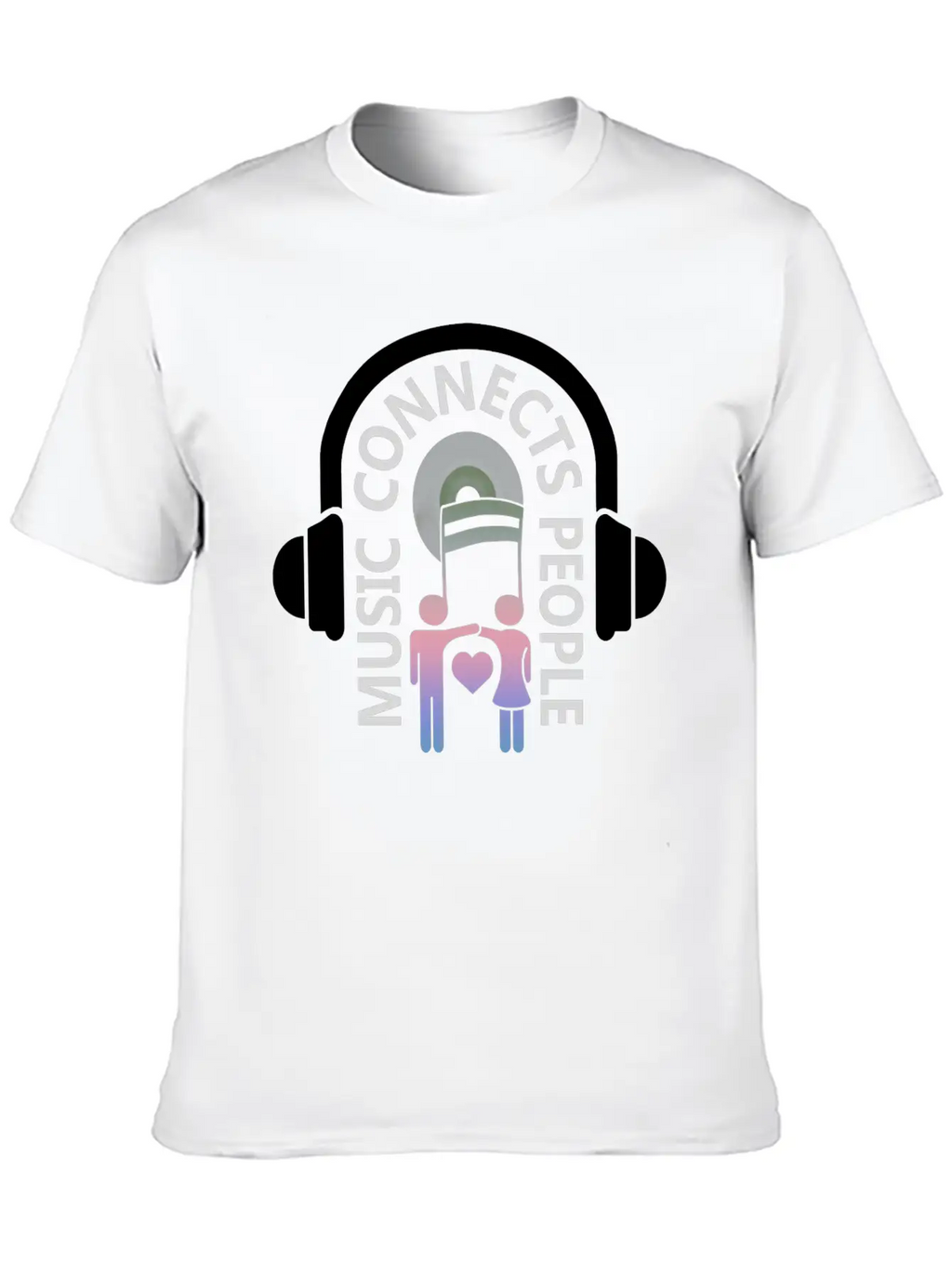 Music Connects People Stylish Everyday T-Shirt – Unisex Basic Cotton Tee