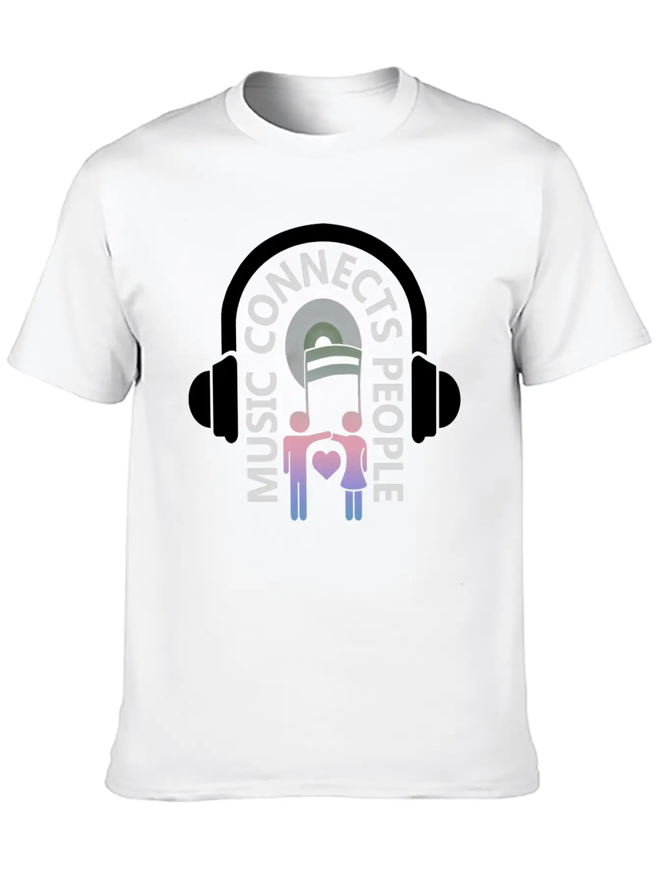Music Connects People Stylish Everyday T-Shirt – Unisex Basic Cotton Tee