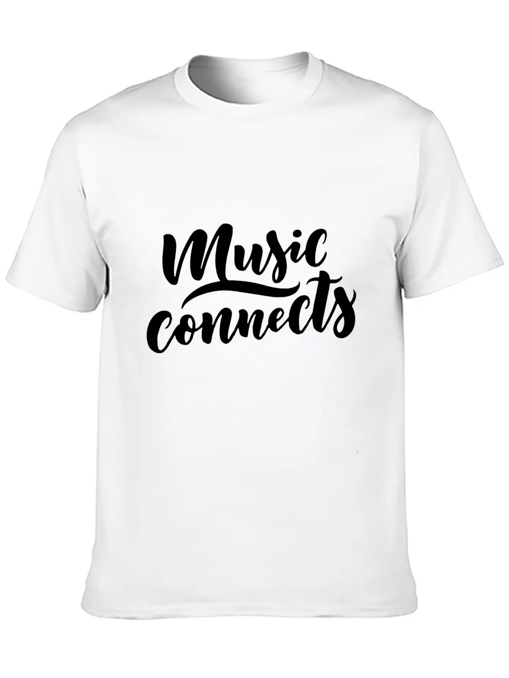Music Connencts Funny Timeless Short Sleeve Tee – Comfy And Minimalist Design