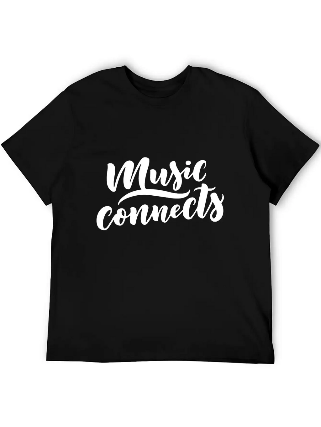 Music Connencts Funny Timeless Short Sleeve Tee – Comfy And Minimalist Design