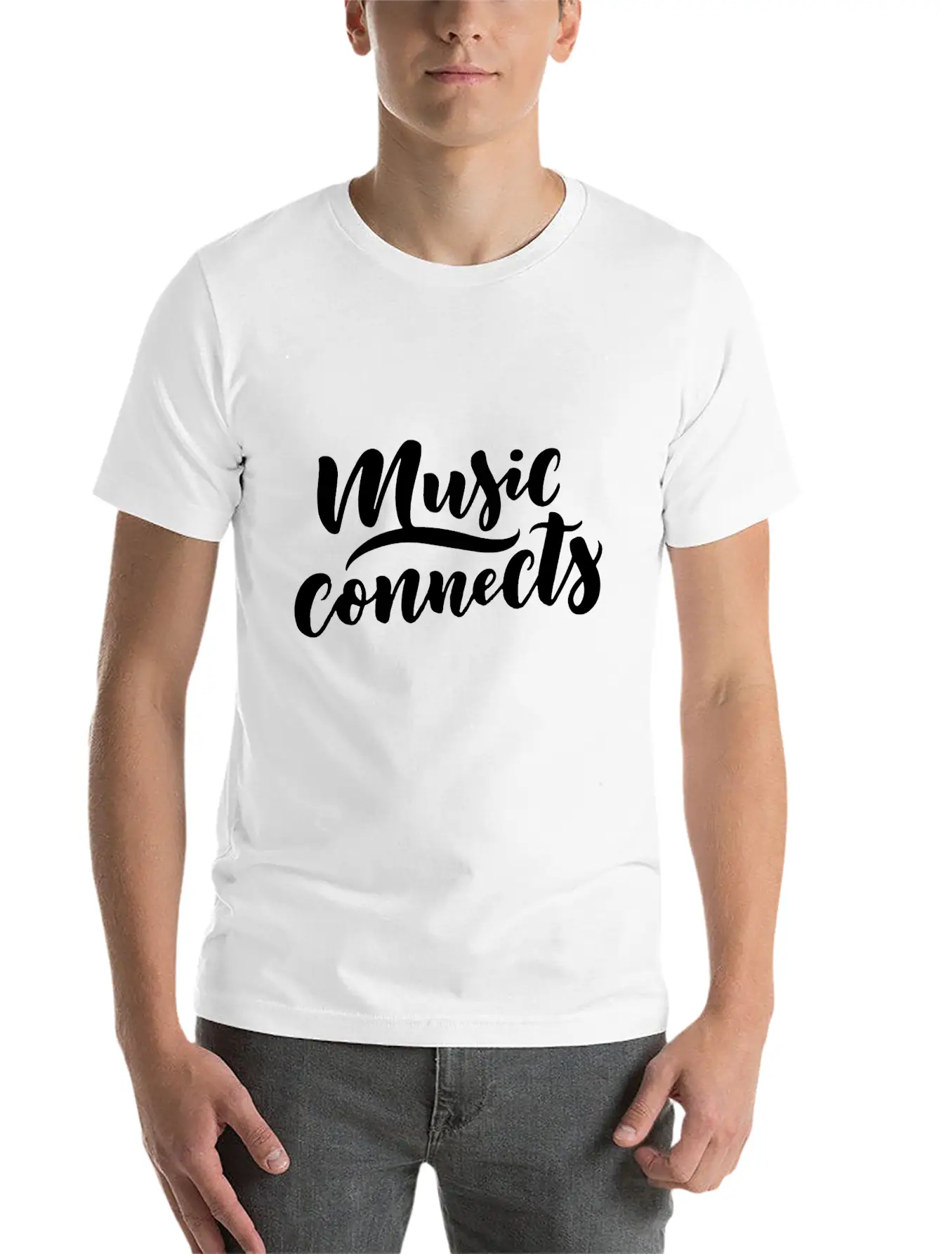 Music Connencts Funny Timeless Short Sleeve Tee – Comfy And Minimalist Design