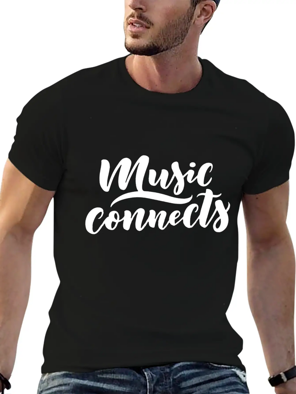 Music Connencts Funny Timeless Short Sleeve Tee – Comfy And Minimalist Design