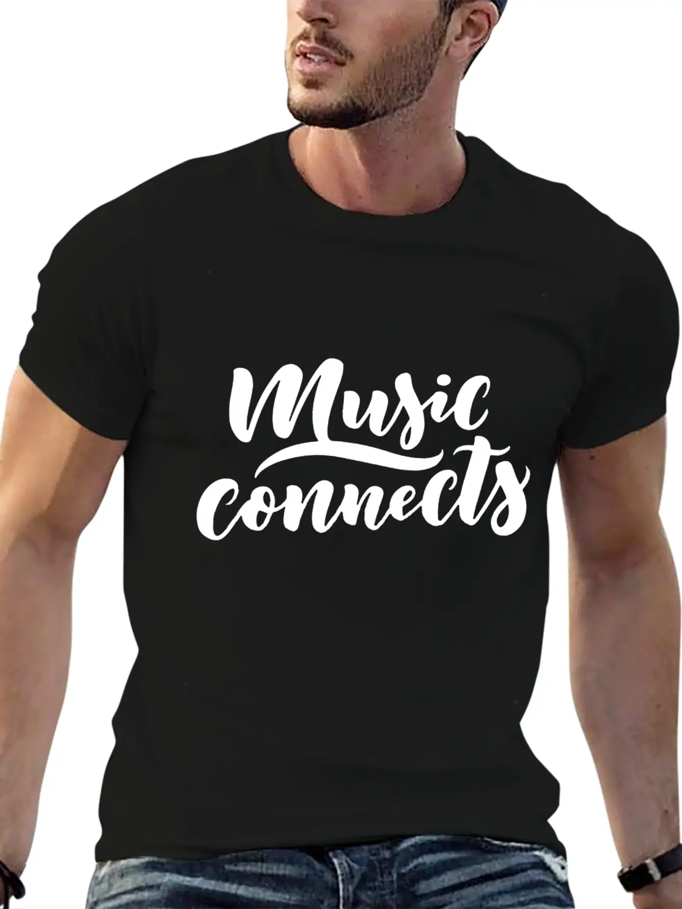 Music Connencts Funny Timeless Short Sleeve Tee – Comfy And Minimalist Design