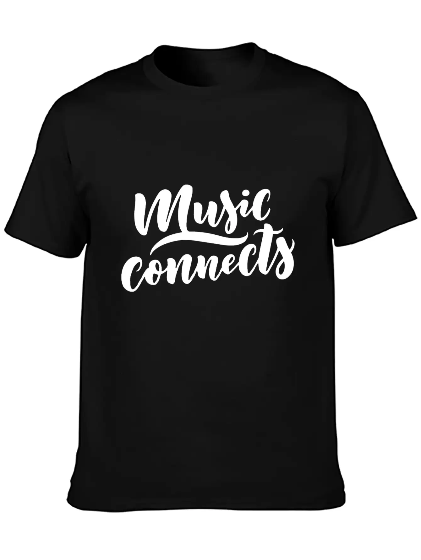 Music Connencts Funny Timeless Short Sleeve Tee – Comfy And Minimalist Design