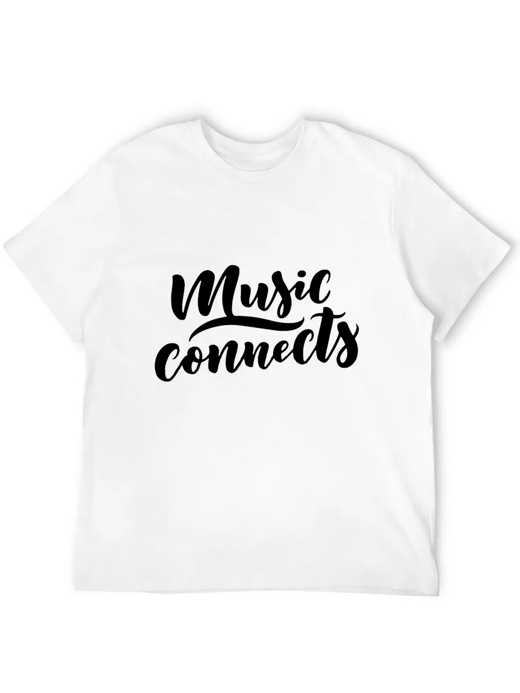 Music Connencts Funny Timeless Short Sleeve Tee – Comfy And Minimalist Design