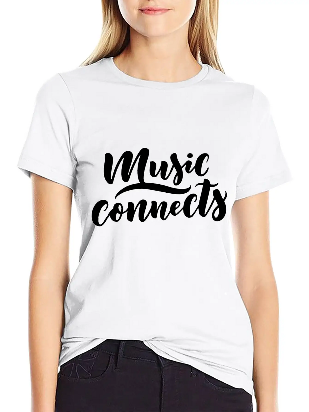 Music Connencts Funny Timeless Short Sleeve Tee – Comfy And Minimalist Design