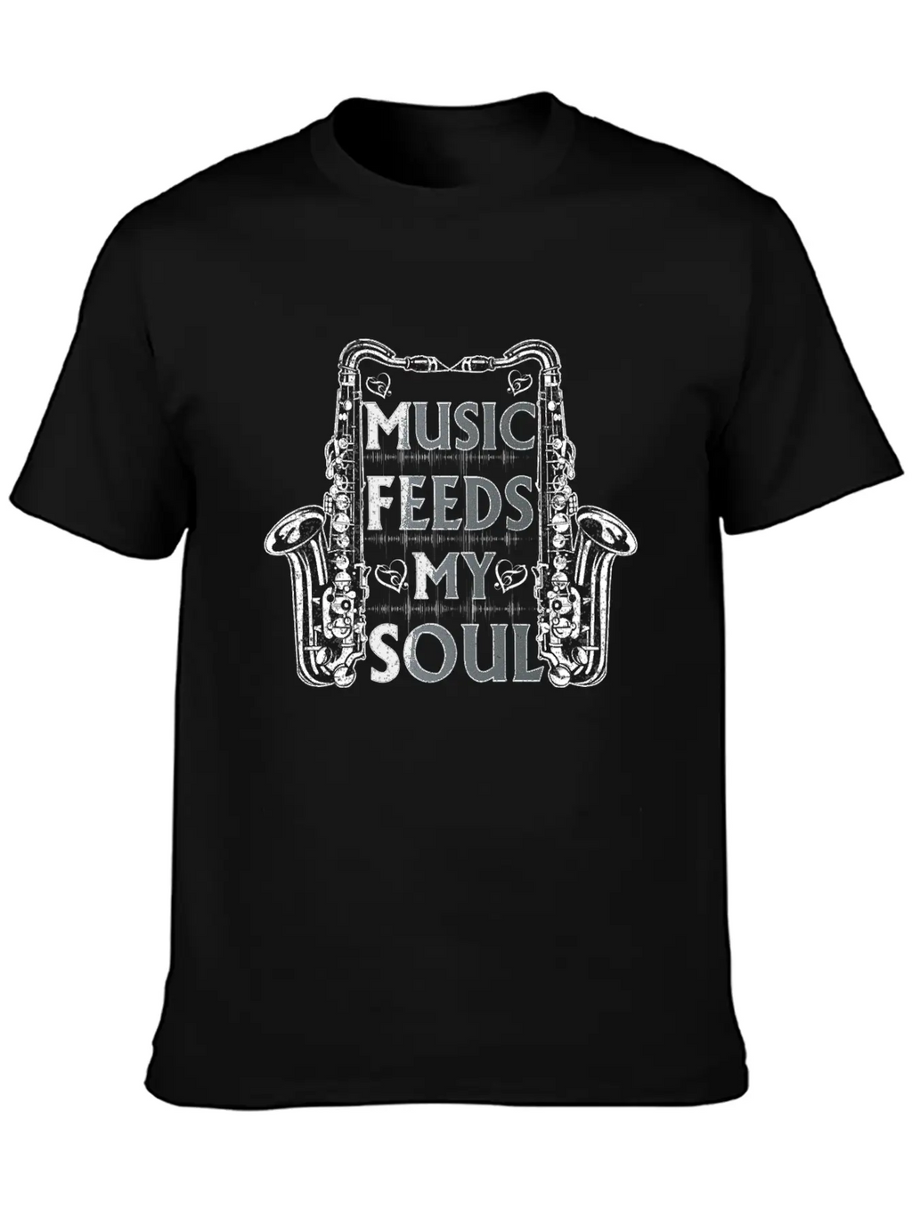 Music Feeds My Soul Classic Cotton Tee – Unisex Comfort For Any Season