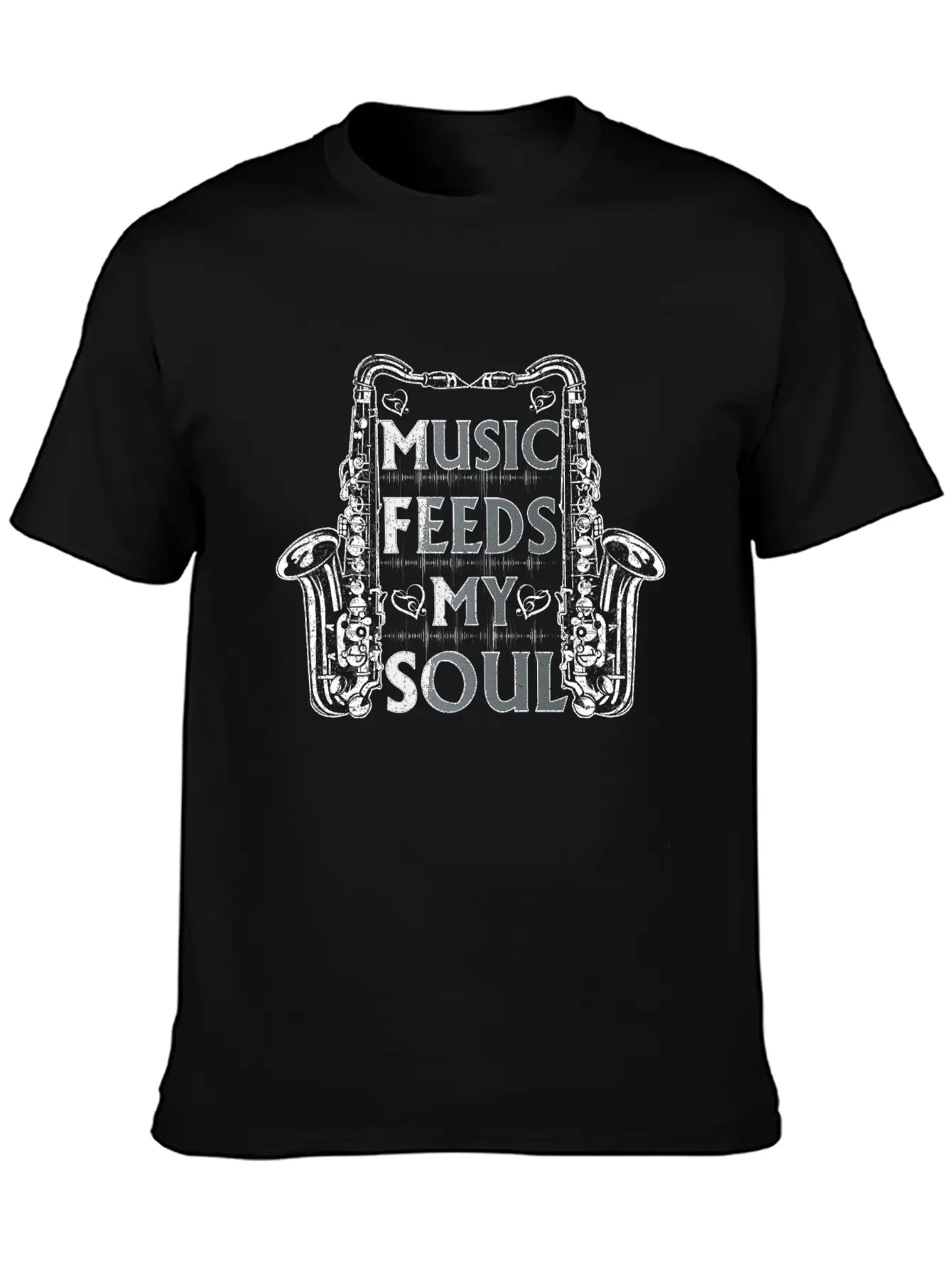Music Feeds My Soul Classic Cotton Tee – Unisex Comfort For Any Season