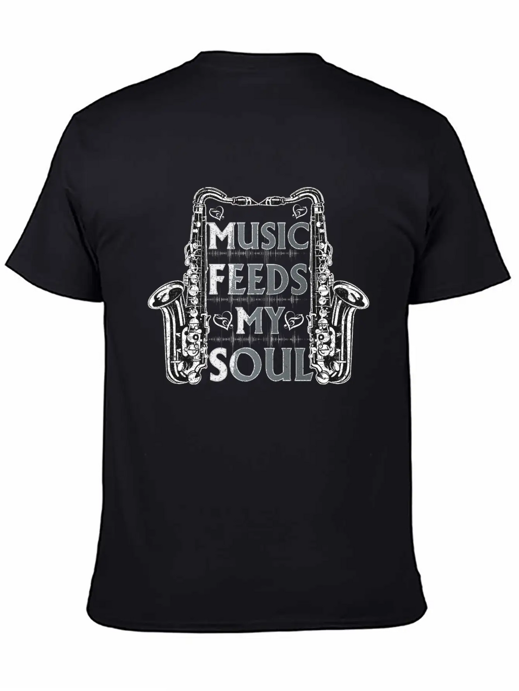 Music Feeds My Soul Classic Cotton Tee – Unisex Comfort For Any Season