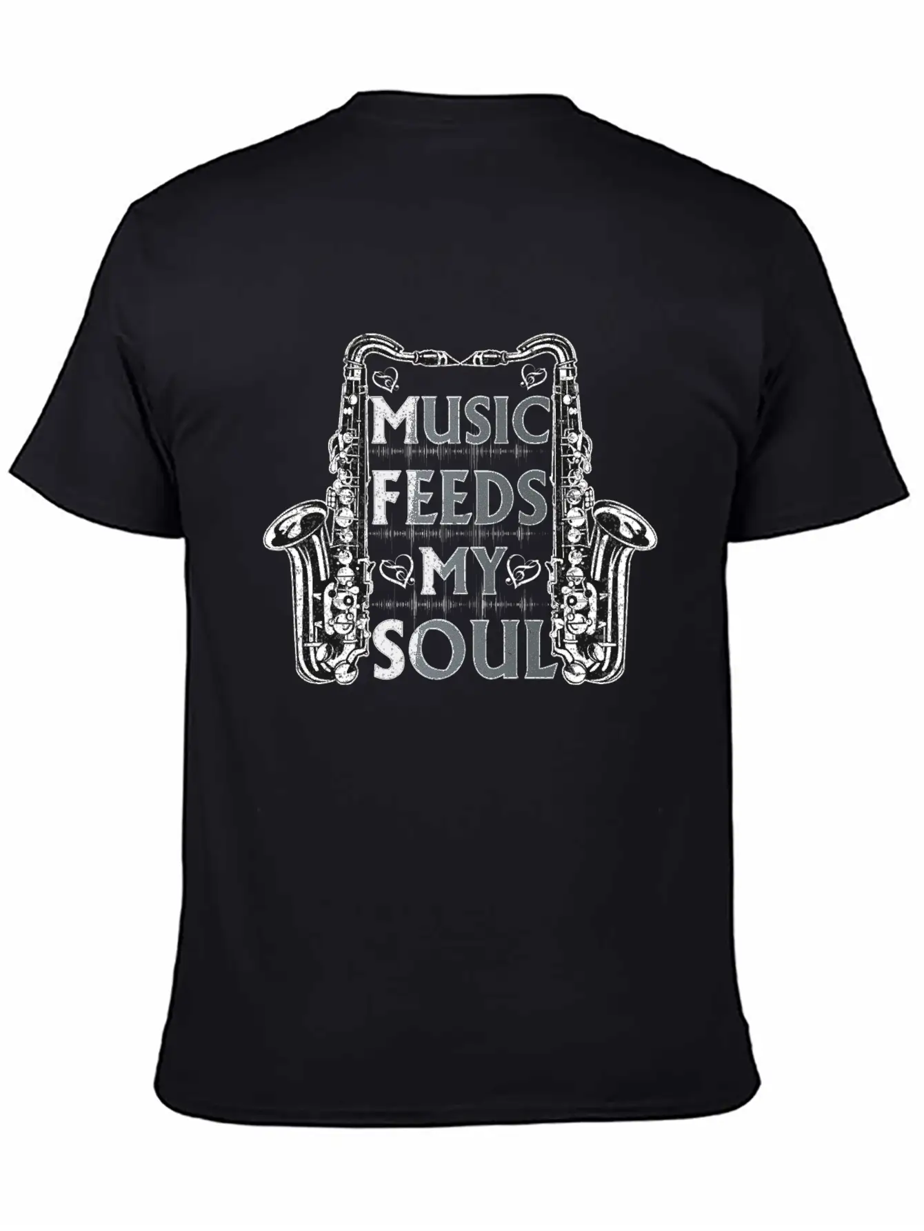 Music Feeds My Soul Classic Cotton Tee – Unisex Comfort For Any Season
