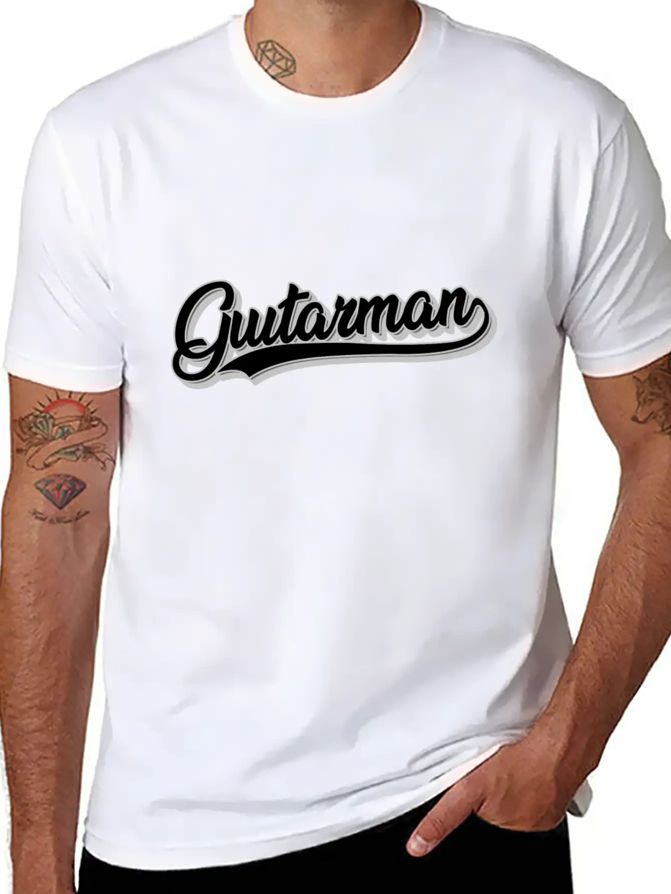 Music Guitar Music Instrument Concert Guitarist Breathable Soft Cotton T-Shirt – Timeless Casual Look