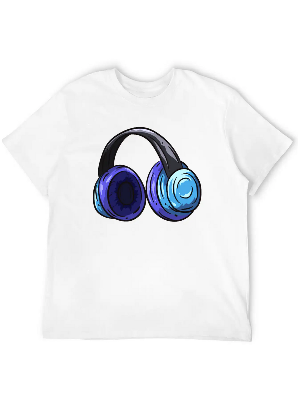 Music Headphones Classic Cotton Tee – Unisex Comfort For Any Season