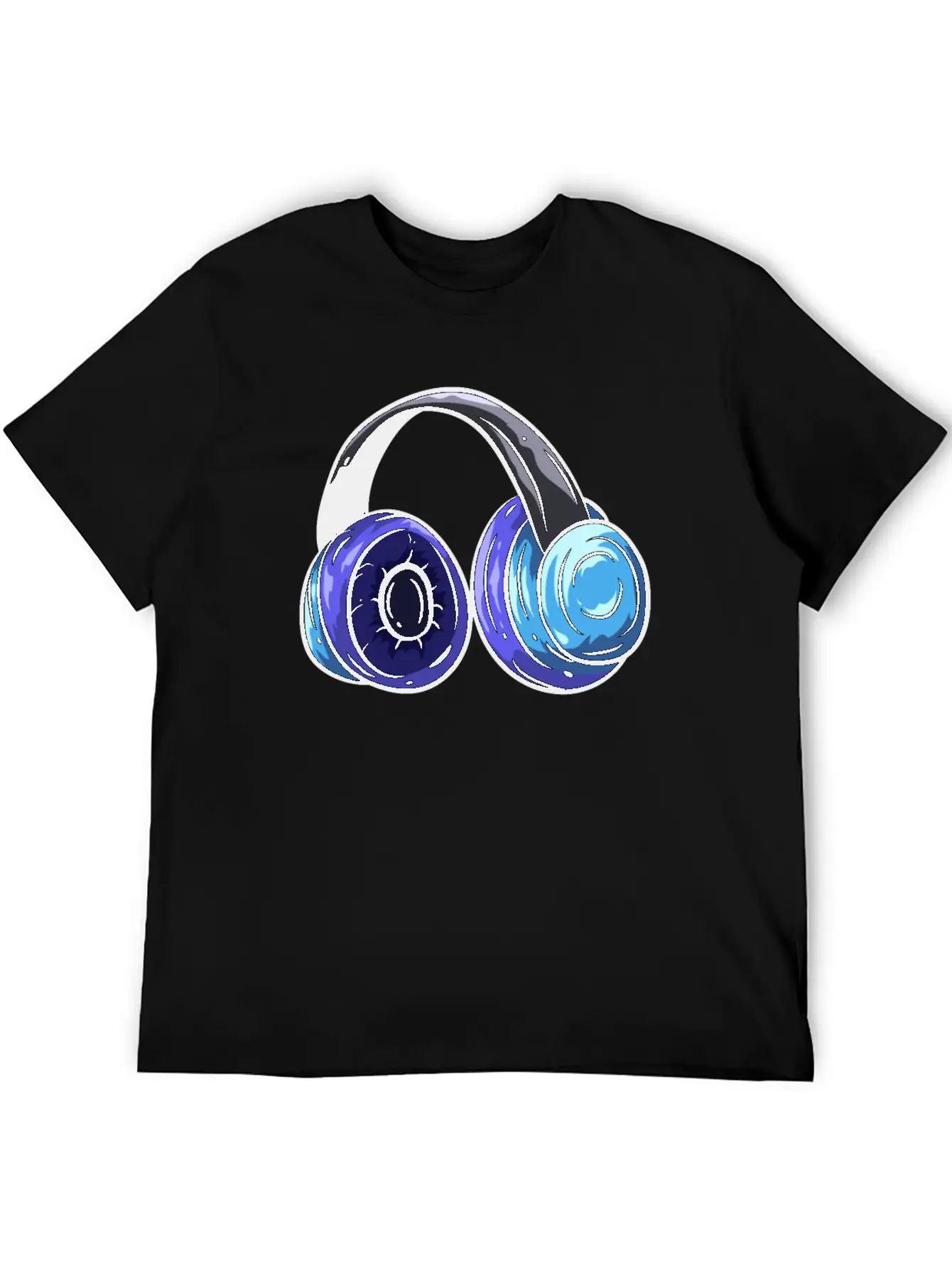 Music Headphones Classic Cotton Tee – Unisex Comfort For Any Season