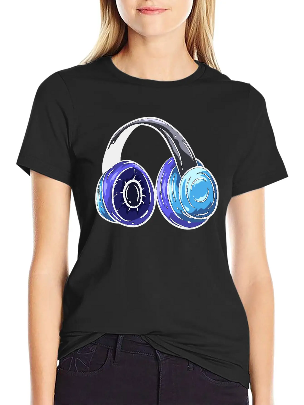 Music Headphones Classic Cotton Tee – Unisex Comfort For Any Season
