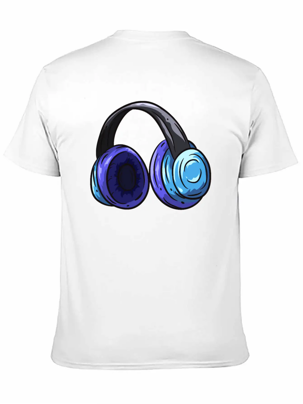 Music Headphones Classic Cotton Tee – Unisex Comfort For Any Season