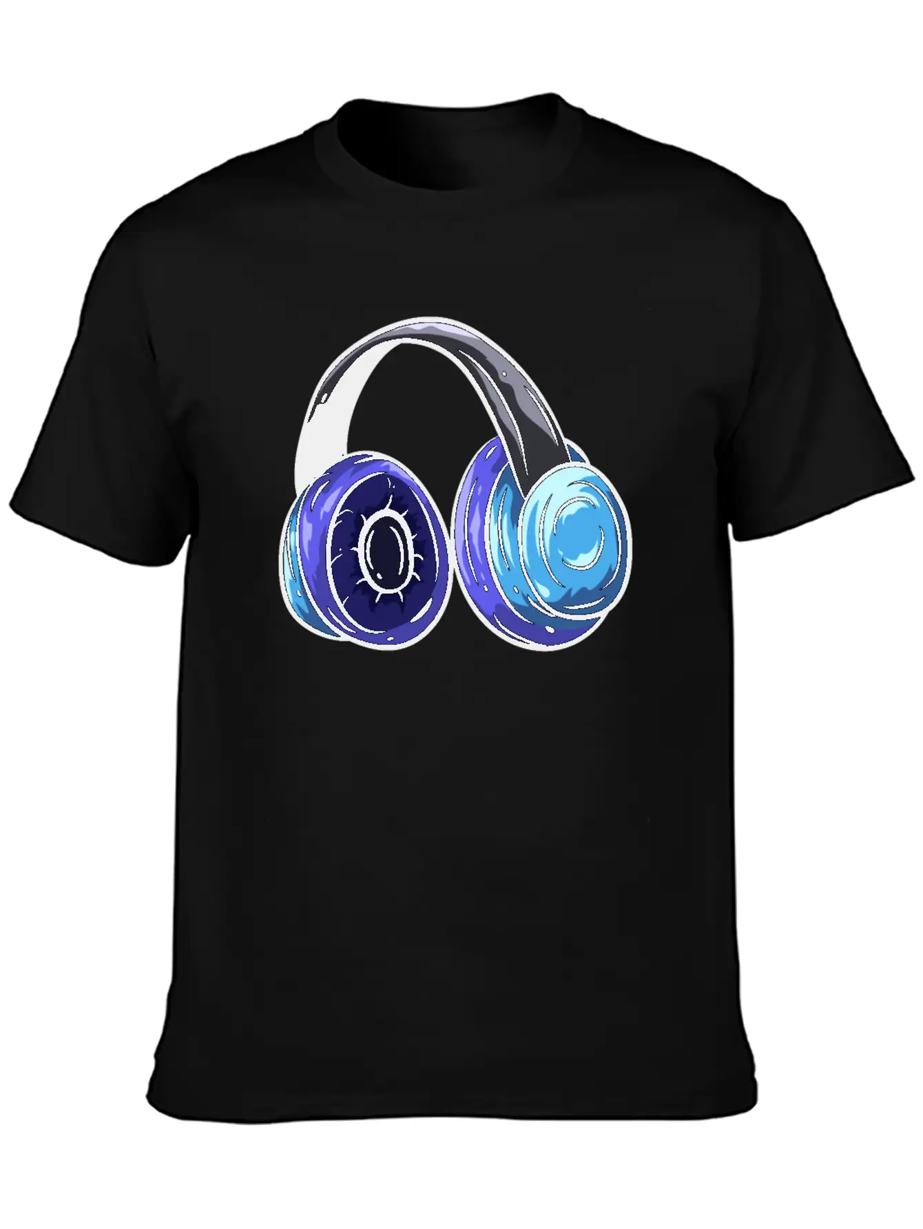 Music Headphones Classic Cotton Tee – Unisex Comfort For Any Season