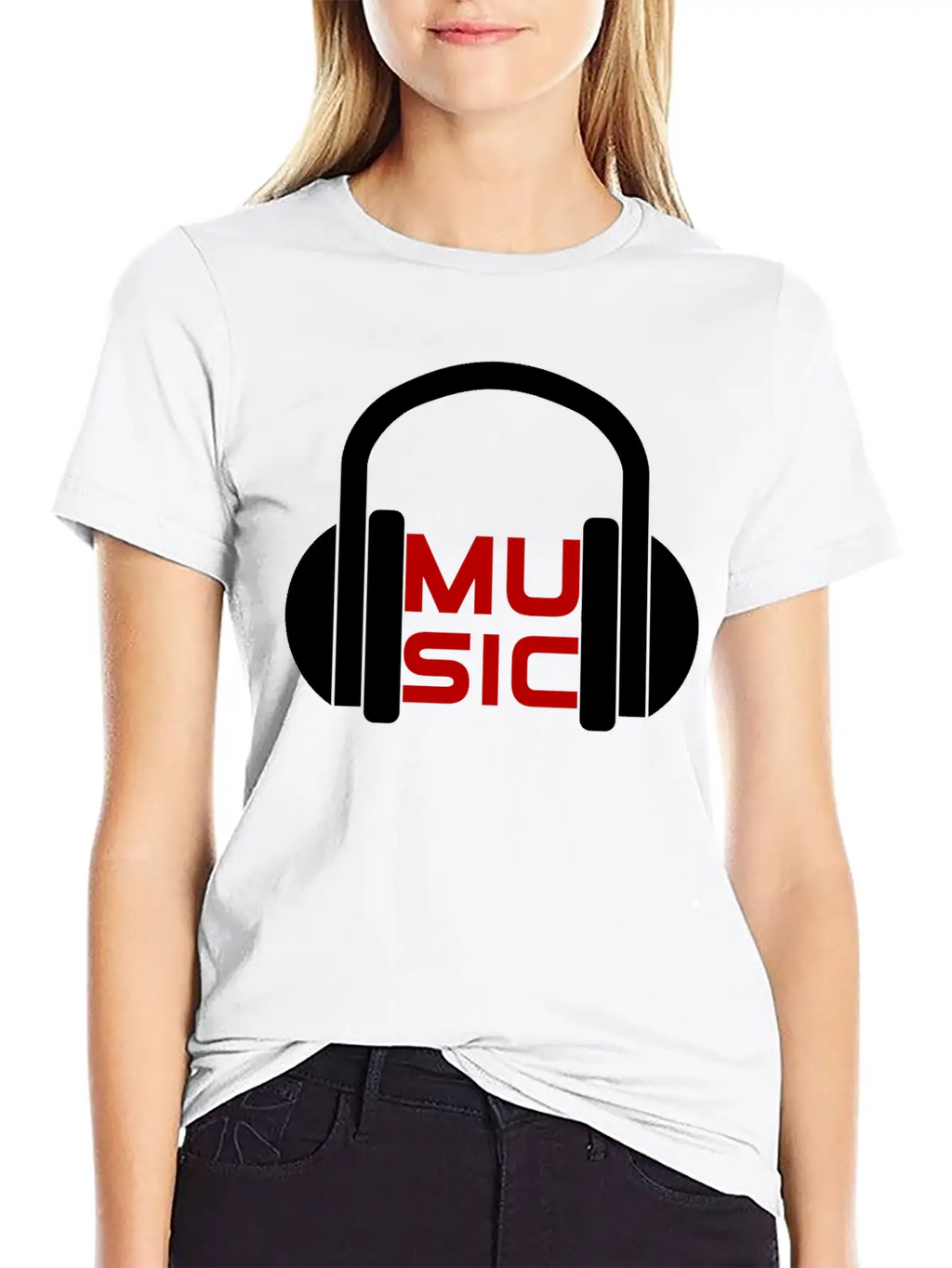 Music, Headphones, Concert, Festival, Open Air Essential Cotton Tee For Daily Outfits – Unisex Style