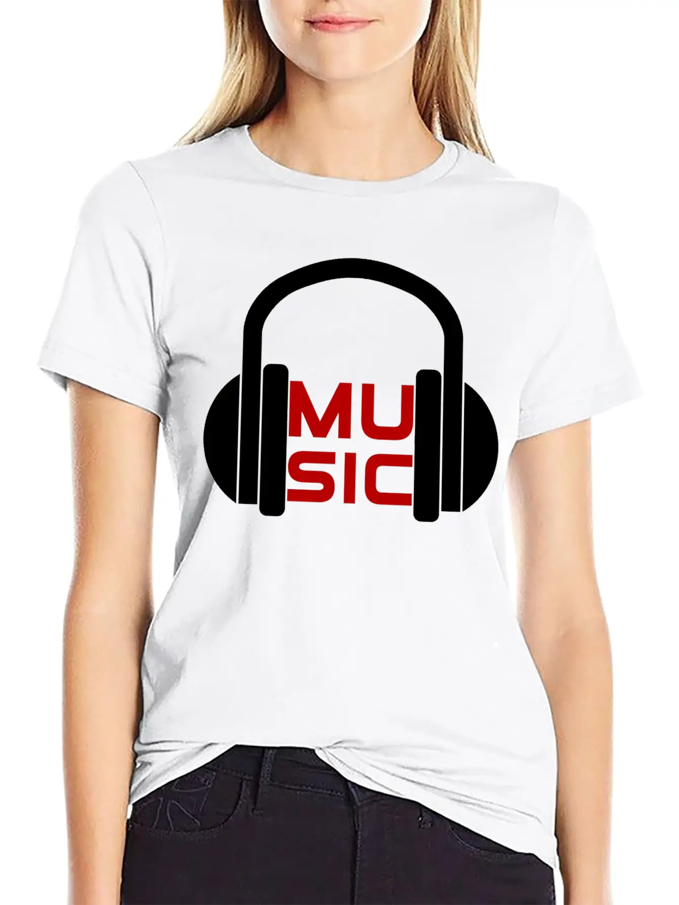 Music, Headphones, Concert, Festival, Open Air Essential Cotton Tee For Daily Outfits – Unisex Style