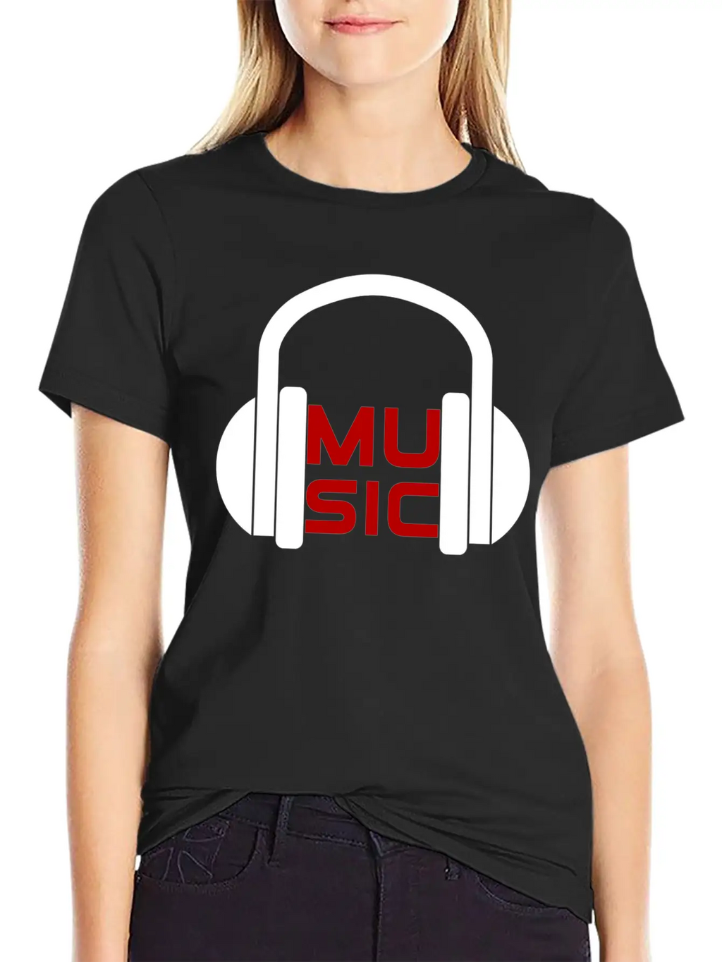 Music, Headphones, Concert, Festival, Open Air Essential Cotton Tee For Daily Outfits – Unisex Style