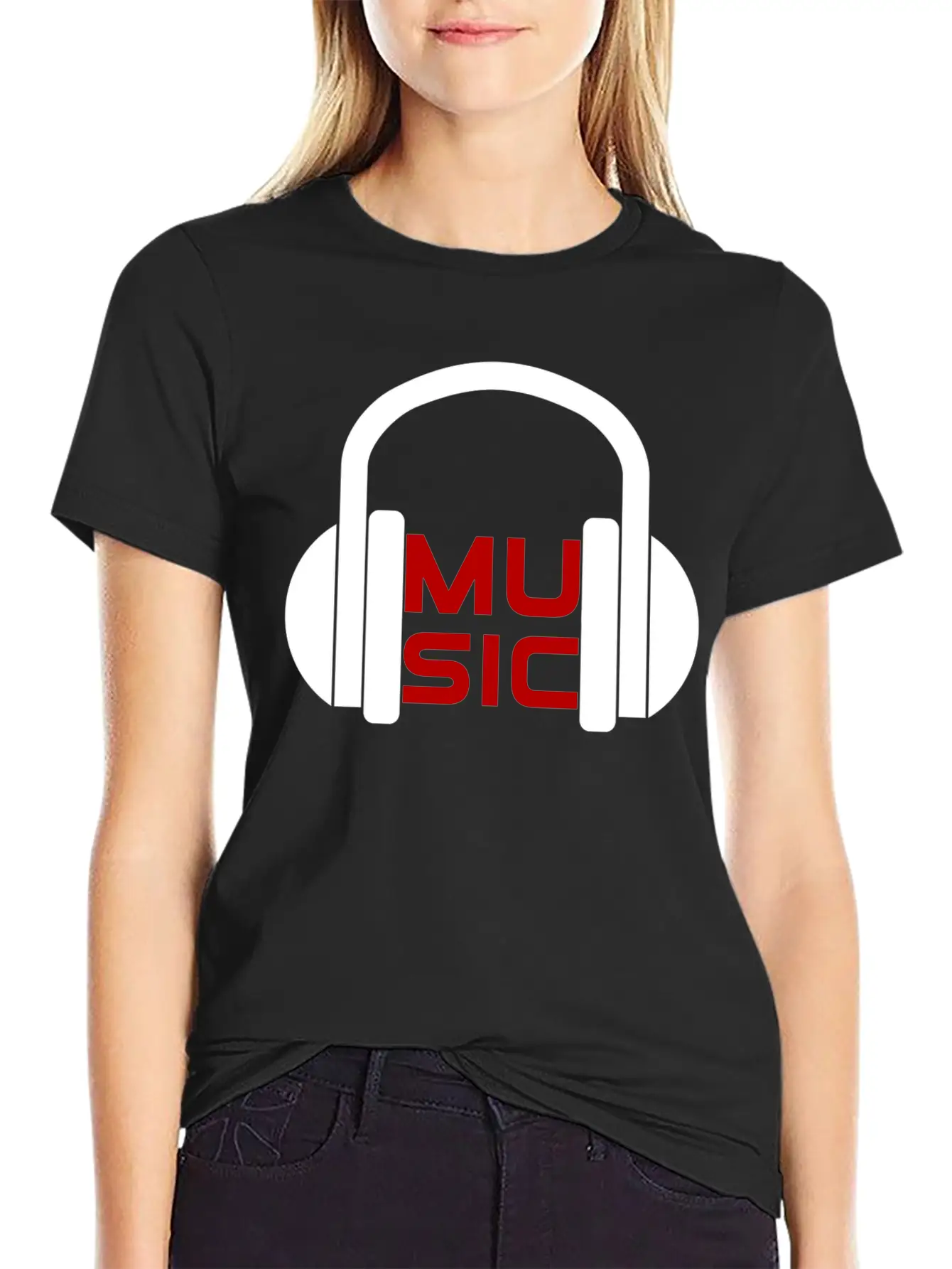 Music, Headphones, Concert, Festival, Open Air Essential Cotton Tee For Daily Outfits – Unisex Style