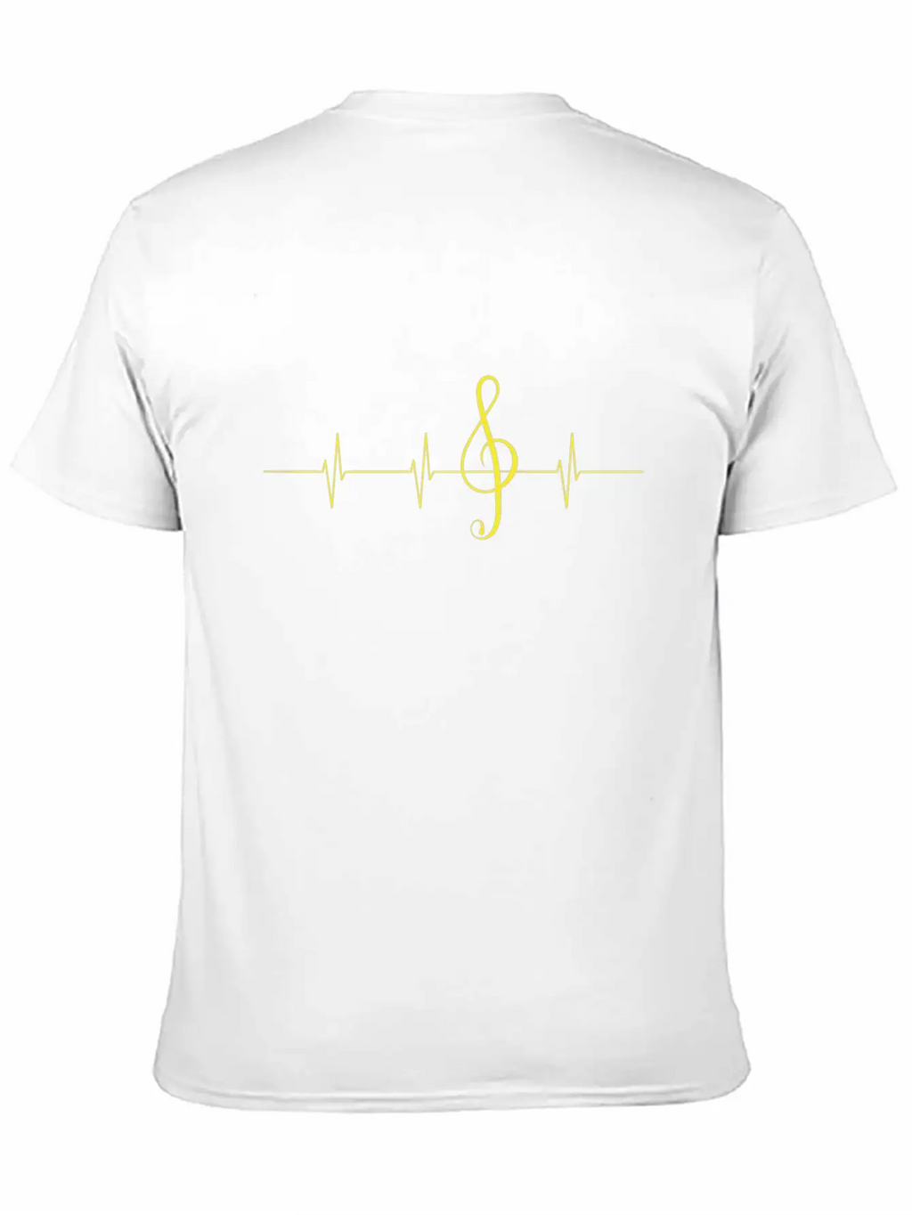 Music Heartbeat Pulse Musician Clef Breathable Graphic T-Shirt – Perfect For Casual Days