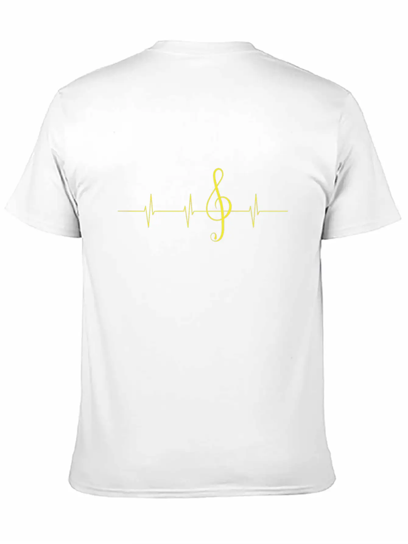Music Heartbeat Pulse Musician Clef Breathable Graphic T-Shirt – Perfect For Casual Days