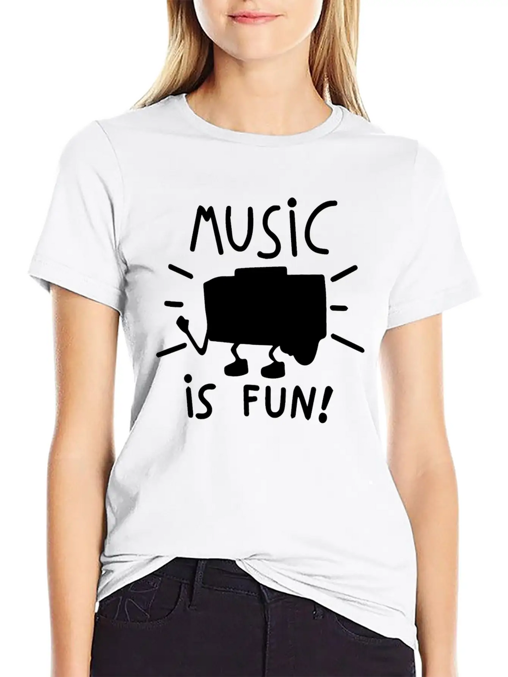 MUSIC IS FUN COOL BIRTHDAY PRESENT SURPRISE IDEA Classic Cotton Tee – Unisex Comfort For Any Season
