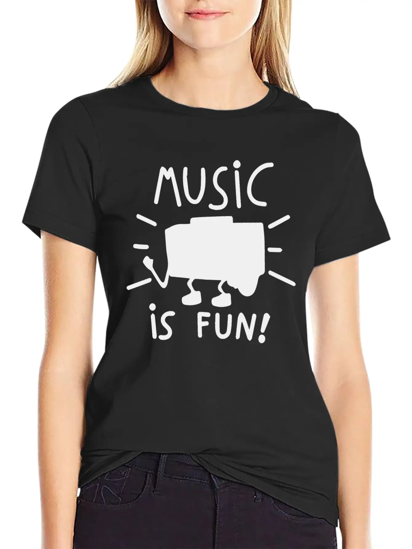 MUSIC IS FUN COOL BIRTHDAY PRESENT SURPRISE IDEA Classic Cotton Tee – Unisex Comfort For Any Season