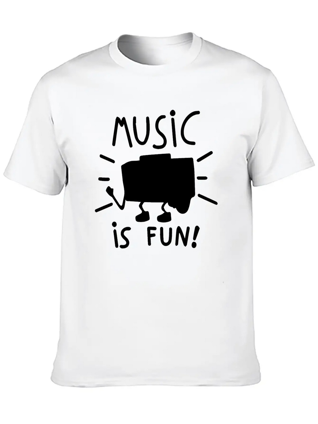 MUSIC IS FUN COOL BIRTHDAY PRESENT SURPRISE IDEA Classic Cotton Tee – Unisex Comfort For Any Season